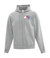 Load image into Gallery viewer, Baseball NS Adult Zip Up Hoodie (Unisex)