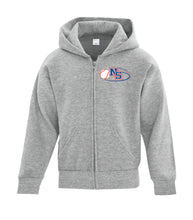 Load image into Gallery viewer, Baseball NS Youth Zip Up Hoodie
