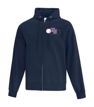 Load image into Gallery viewer, Baseball NS Adult Zip Up Hoodie (Unisex)
