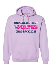 Load image into Gallery viewer, Wolves Twill Embroidered Grad Hoodie 2026