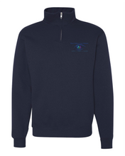 Load image into Gallery viewer, New Vision Cadet Collar Quarter-Zip Sweatshirt (Unisex)