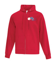 Load image into Gallery viewer, Baseball NS Adult Zip Up Hoodie (Unisex)