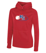 Load image into Gallery viewer, Baseball NS Ladies Gameday Polyester Hoodie