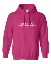 Load image into Gallery viewer, Pickleball Heart Rate Adult Hoodie
