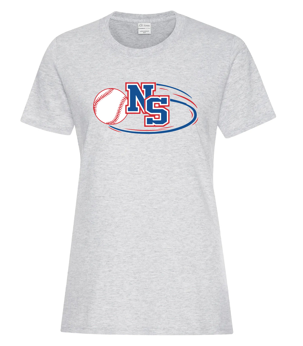 Baseball NS Ladies Cotton Tee