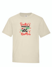 Load image into Gallery viewer, &quot;Santa&#39;s Promoting Me to Big Brother&quot; - Youth Tee
