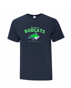 Berwick Bobcats Adult Cotton Tee (Unisex)