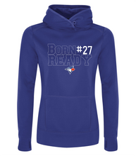Load image into Gallery viewer, Bluejays Ladies Polyester Hoodie
