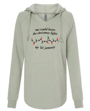 Load image into Gallery viewer, We Could Leave The Lights Up Women&#39;s Hooded Sweatshirt
