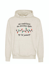 Load image into Gallery viewer, We Could Leave The Lights Up- Adult Hoodie
