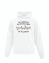 Load image into Gallery viewer, We Could Leave The Lights Up Youth Hoodie
