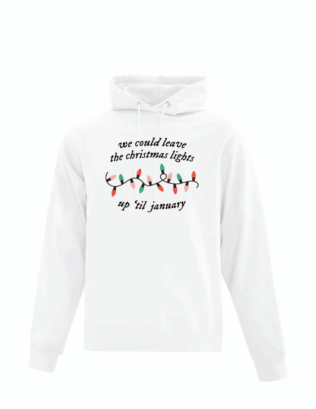 We Could Leave The Lights Up Youth Hoodie