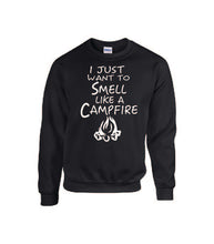 Load image into Gallery viewer, Smell Like A Campfire Hoodies YOUTH and ADULT Clearance
