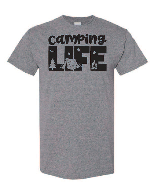 Camping Life T-shirts YOUTH and ADULT Clearance
