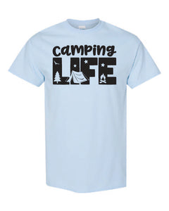 Camping Life T-shirts YOUTH and ADULT Clearance