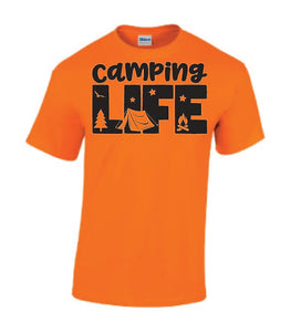 Camping Life T-shirts YOUTH and ADULT Clearance
