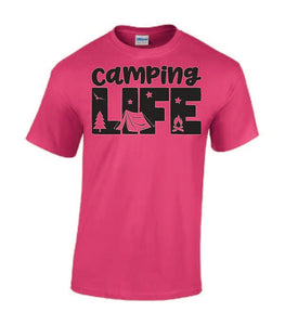 Camping Life T-shirts YOUTH and ADULT Clearance