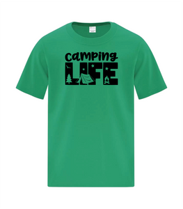Camping Life T-shirts YOUTH and ADULT Clearance