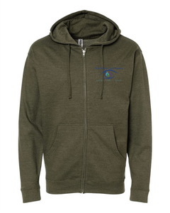 New Vision Mid-weight Full-Zip Hooded Sweatshirt (Unisex)