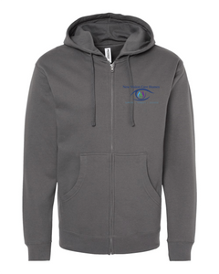 New Vision Mid-weight Full-Zip Hooded Sweatshirt (Unisex)