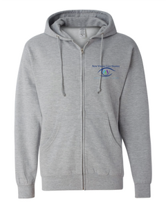 New Vision Mid-weight Full-Zip Hooded Sweatshirt (Unisex)