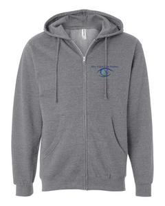 New Vision Mid-weight Full-Zip Hooded Sweatshirt (Unisex)