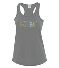 Load image into Gallery viewer, Pickleball It&#39;s A Good Day To Play Adult Ladies Tank

