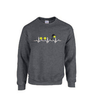 Load image into Gallery viewer, Pickleball Heart Rate Crewneck Sweater
