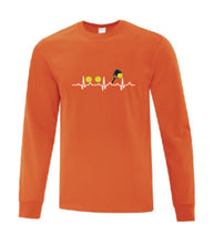Load image into Gallery viewer, Pickleball Heart Rate Adult Long Sleeve Shirt
