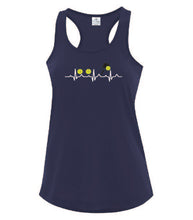 Load image into Gallery viewer, Pickleball Heart Rate Adult Ladies Tank
