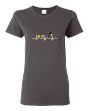 Load image into Gallery viewer, Pickleball Heart Rate Adult Ladies Tee
