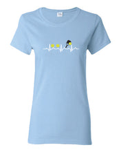 Load image into Gallery viewer, Pickleball Heart Rate Adult Ladies Tee
