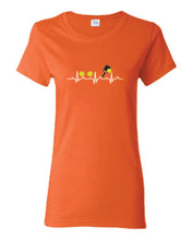 Load image into Gallery viewer, Pickleball Heart Rate Adult Ladies Tee
