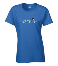 Load image into Gallery viewer, Pickleball Heart Rate Adult Ladies Tee
