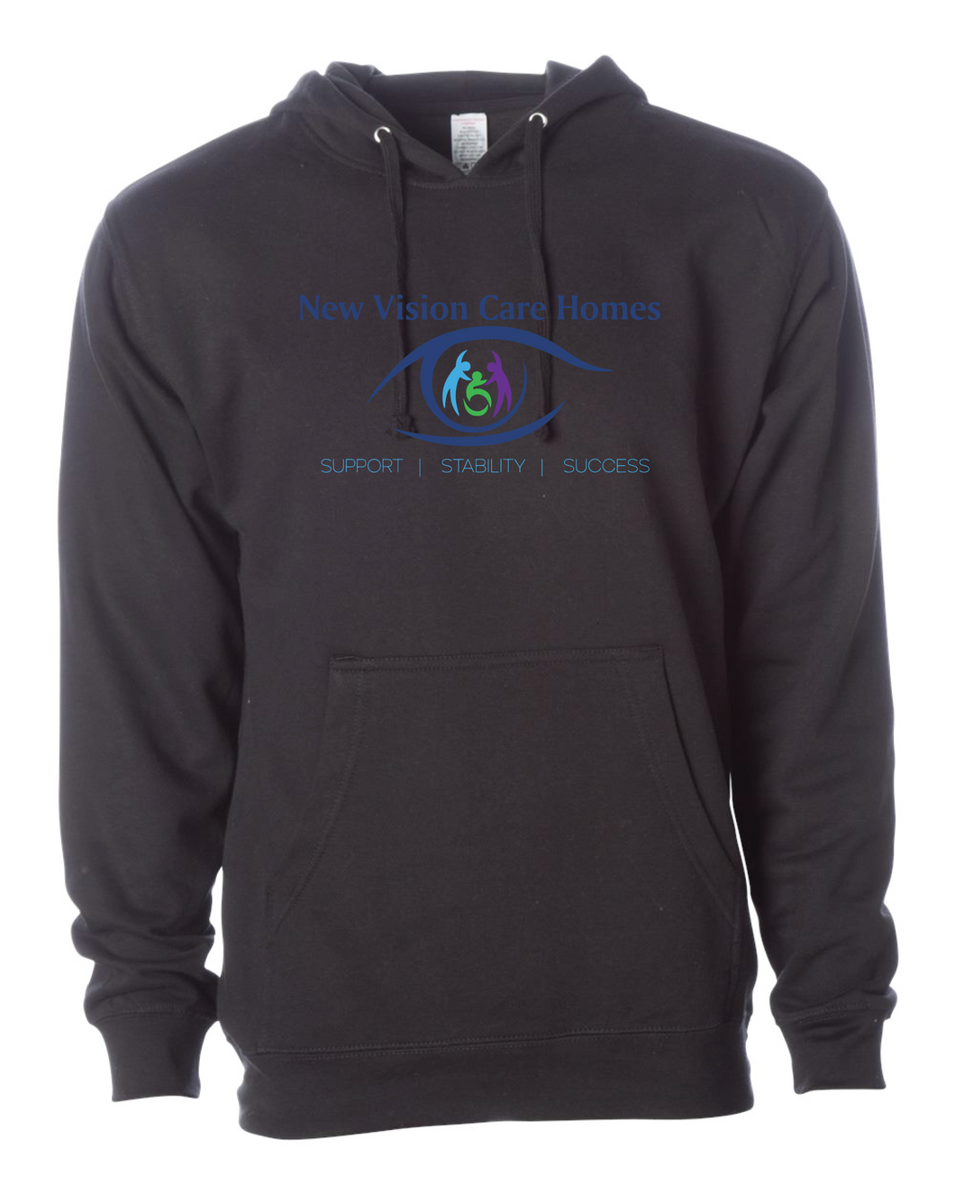 New Vision Mid-weight Hooded Sweatshirt (Unisex)