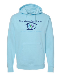 New Vision Mid-weight Hooded Sweatshirt (Unisex)
