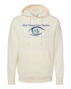 New Vision Mid-weight Hooded Sweatshirt (Unisex)