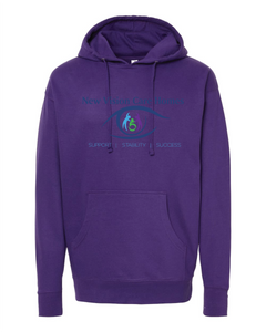 New Vision Mid-weight Hooded Sweatshirt (Unisex)