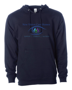 New Vision Mid-weight Hooded Sweatshirt (Unisex)