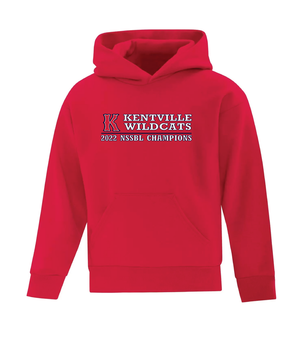 Kentville Wildcats 2022 NSSBL Champions Youth Hoodie