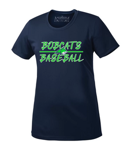 Berwick Bobcats Adult Ladies Polyester Tee