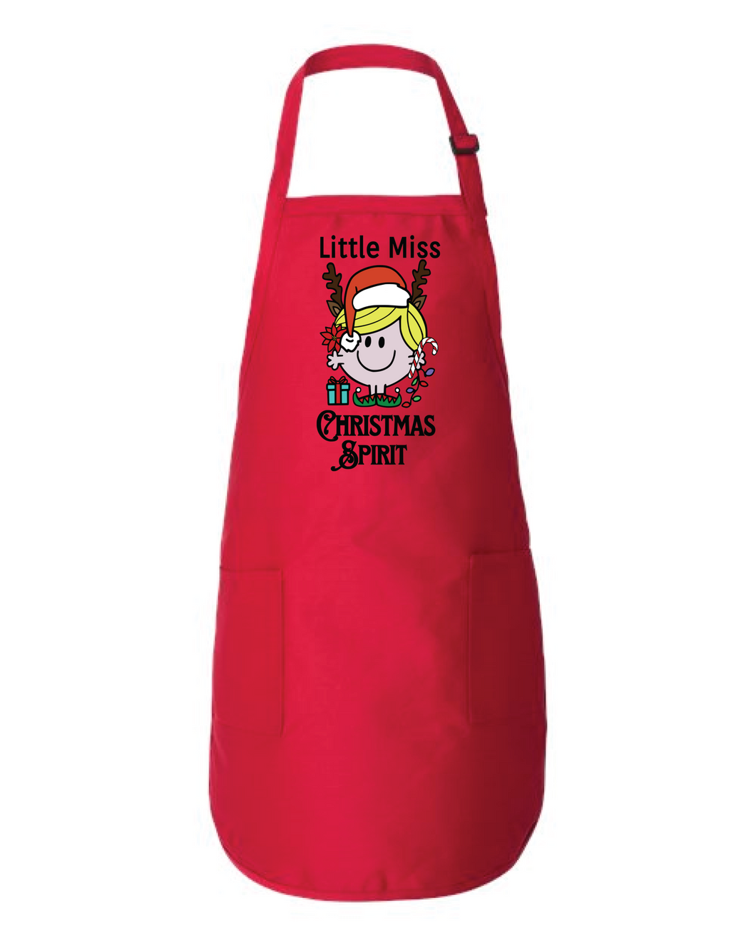 Little Miss Christmas Spirit Apron
