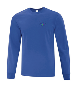 Cotton Long Sleeve  (Unisex) - Left Chest or Full Front Screen Print