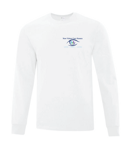 Cotton Long Sleeve  (Unisex) - Left Chest or Full Front Screen Print