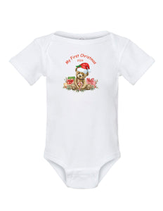 My first Christmas Infant Onesie and Tee