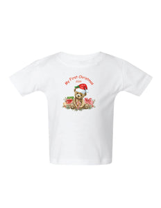 My first Christmas Infant Onesie and Tee