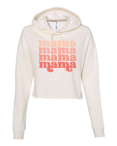 Mother's Day "MAMA" Cropped Hoodie Clearance