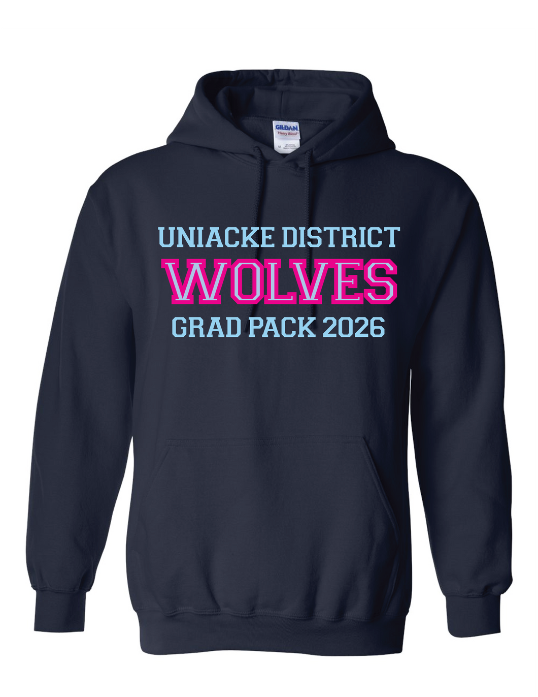 Wolves Twill Embroidered Grad Hoodie 2026