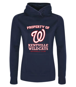 WOMEN'S POLYESTER GAME DAY™ FLEECE HOODED SWEATSHIRT.