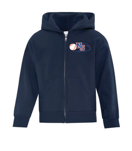Baseball NS Youth Zip Up Hoodie